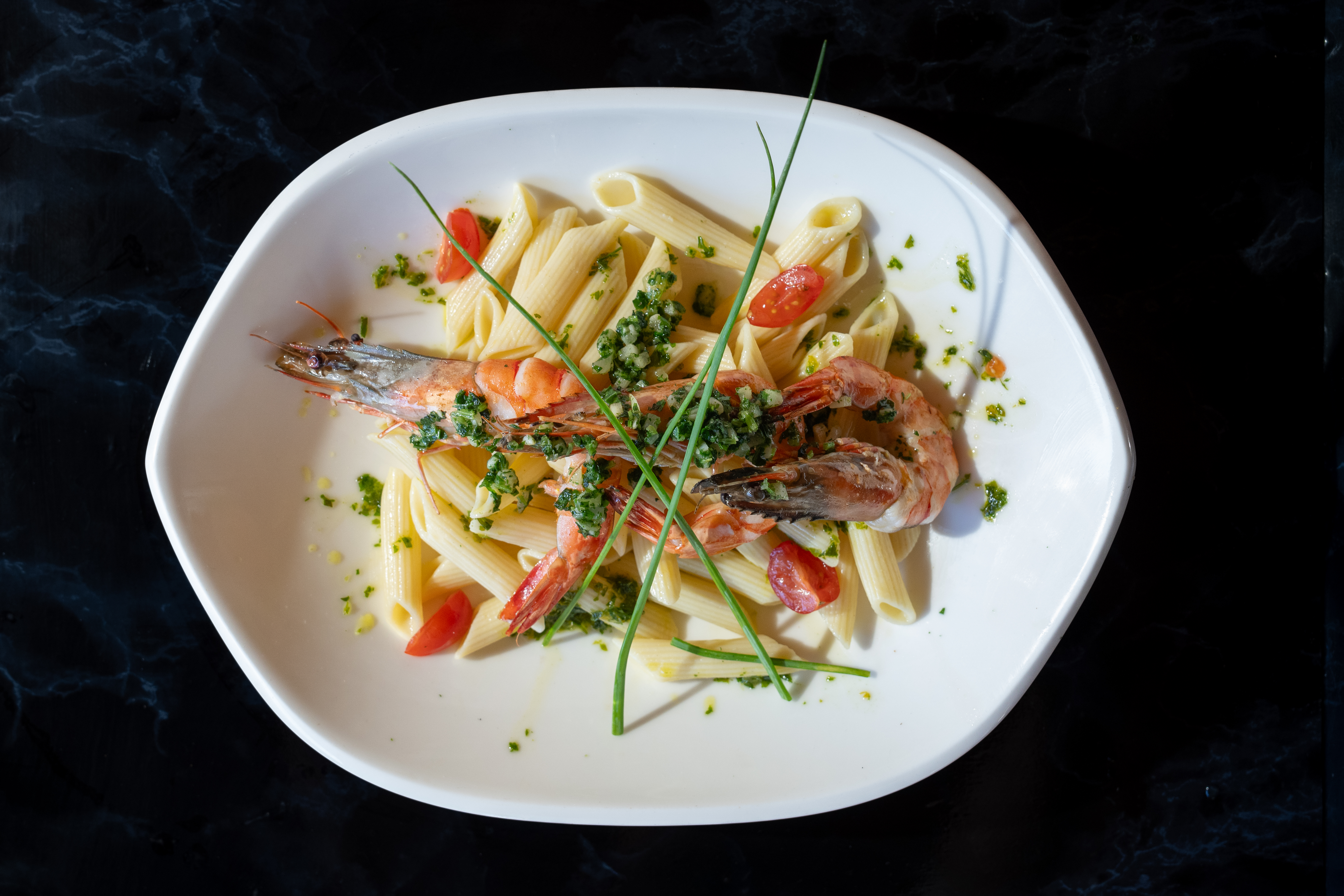 PÃ¢tes aux Gambas FlambÃ©es